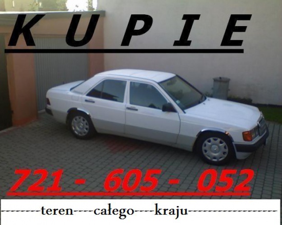 Kupie Mercedes 190 Diesel. Skup Mercedesów w201 190